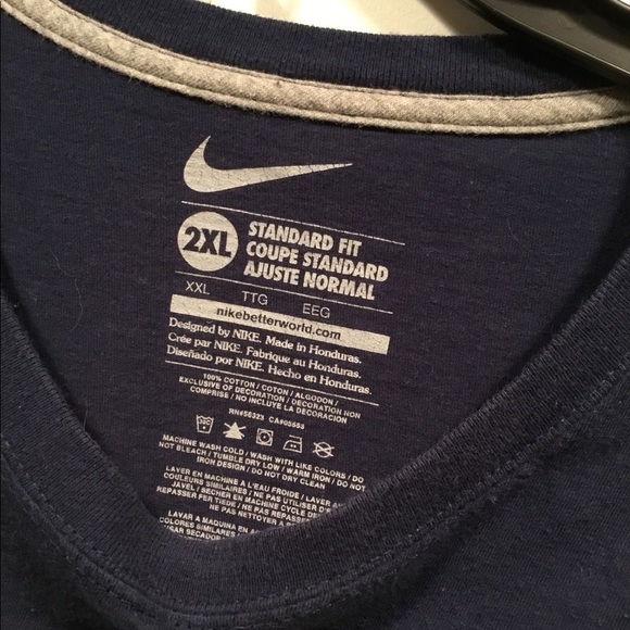 Nike GRANDY KNOWS NY Yankees T-shirt 2XL Navy - Picture 2 of 2